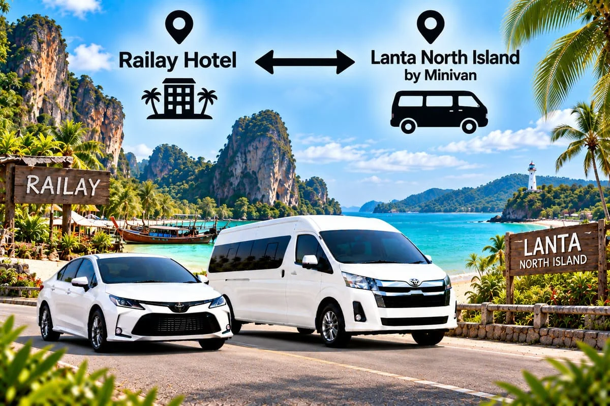 Private minivan transfer to Lanta Island