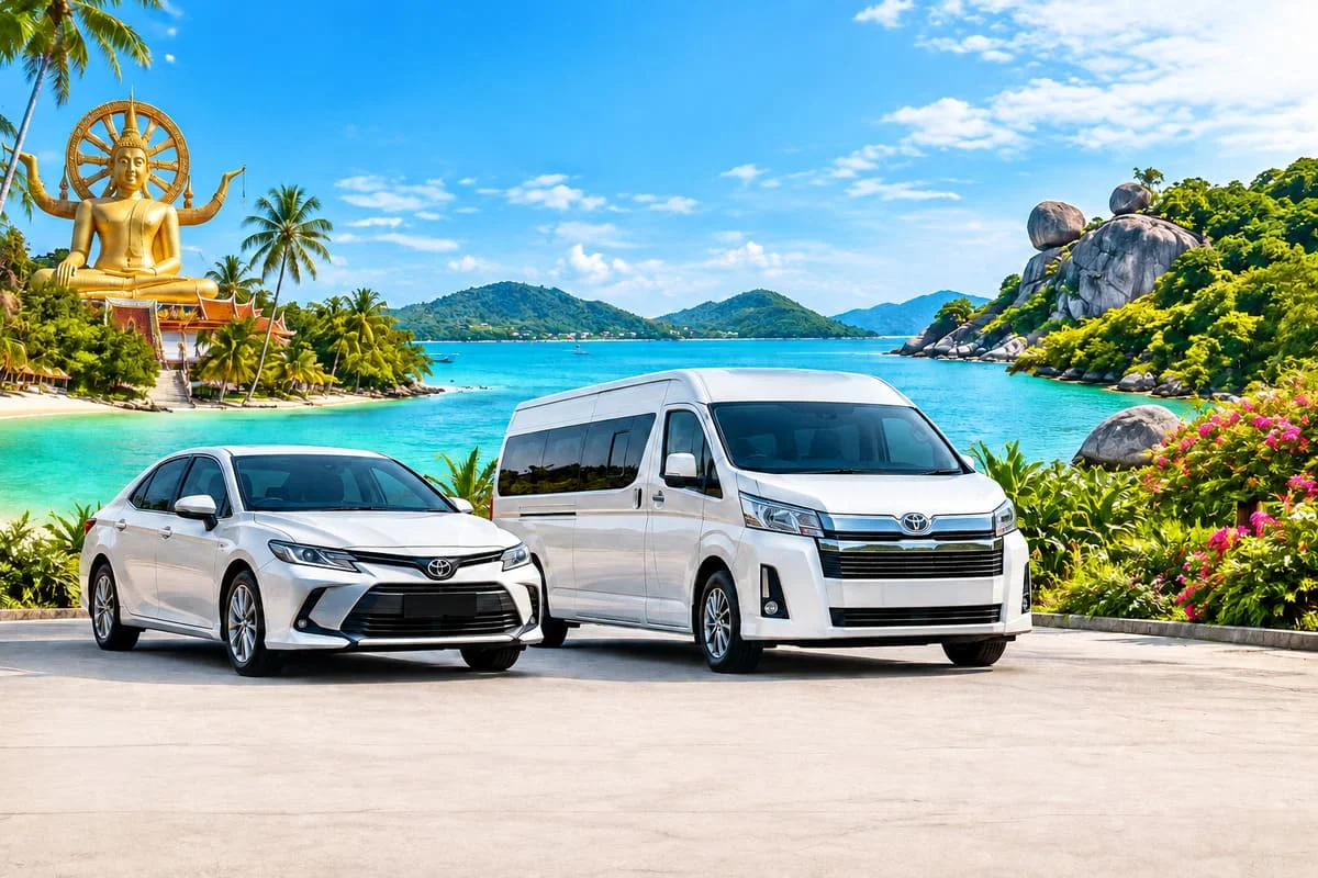 Private car and minivan transfer from Samui across Thailand