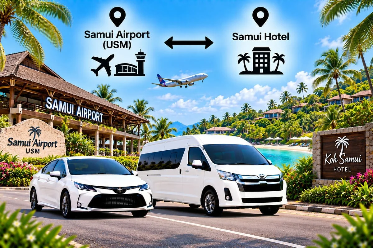 Private car and minivan transfer across Thailand