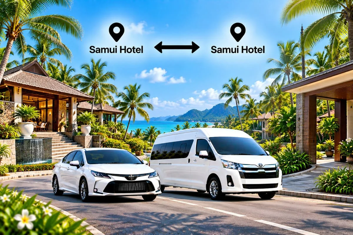 Comfortable private minivan transfer in Thailand