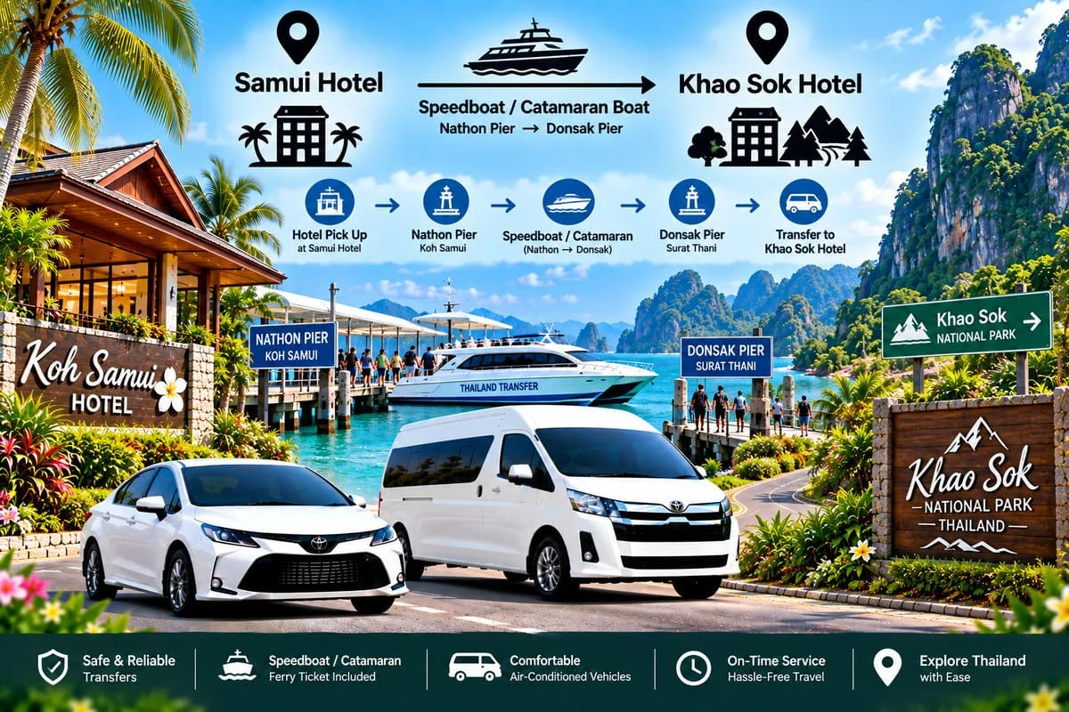 Luxury minivan interior for private Thailand transfers