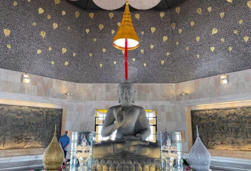 Buddha statue at Doi Inthanon temple in Chiang Mai