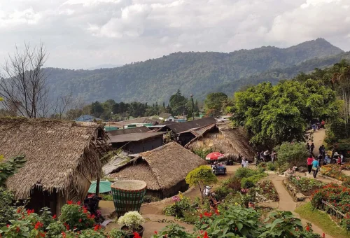 Doi Inthanon Hill Tribe Village Northern Thailand
