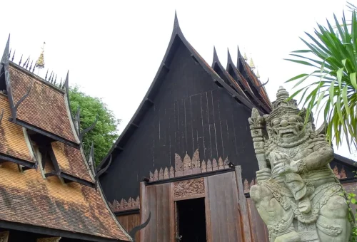 Black House Baan Dam Museum traditional Lanna building Chiang Rai