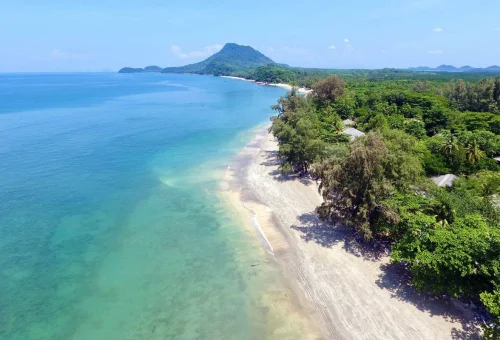 Koh Jum Thailand tropical beach and turquoise sea