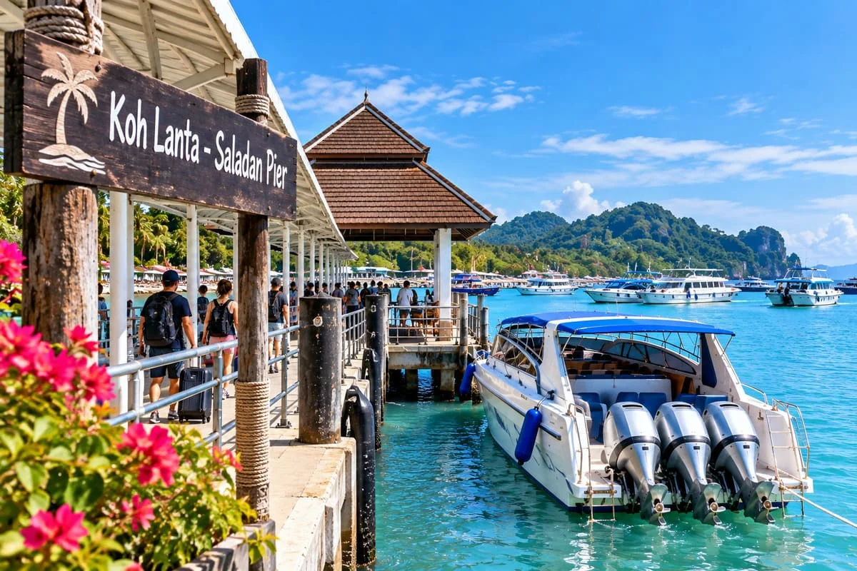 Lanta Island Speedboat Transfer Saladan Pier Koh Lanta