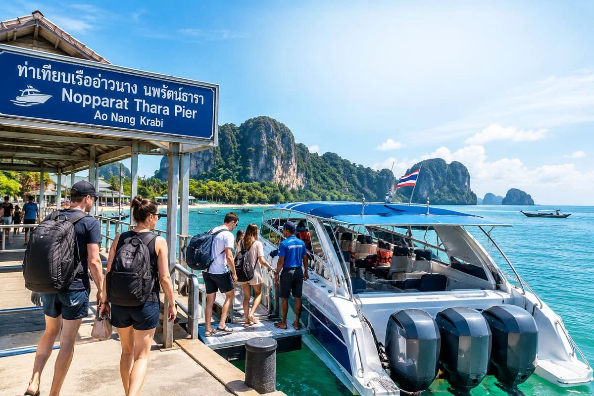 Krabi Ao Nang Speedboat Transfer Nopparat Thara Pier
