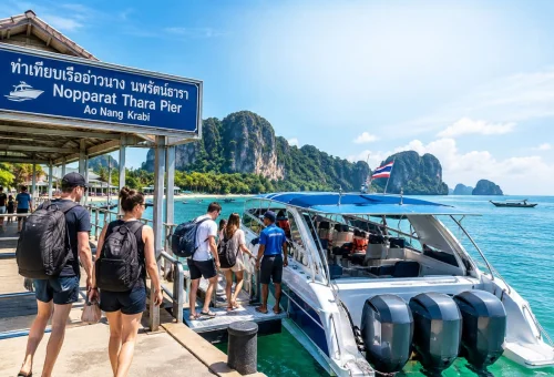 Krabi Ao Nang Speedboat Transfer from Nopparat Thara Pier