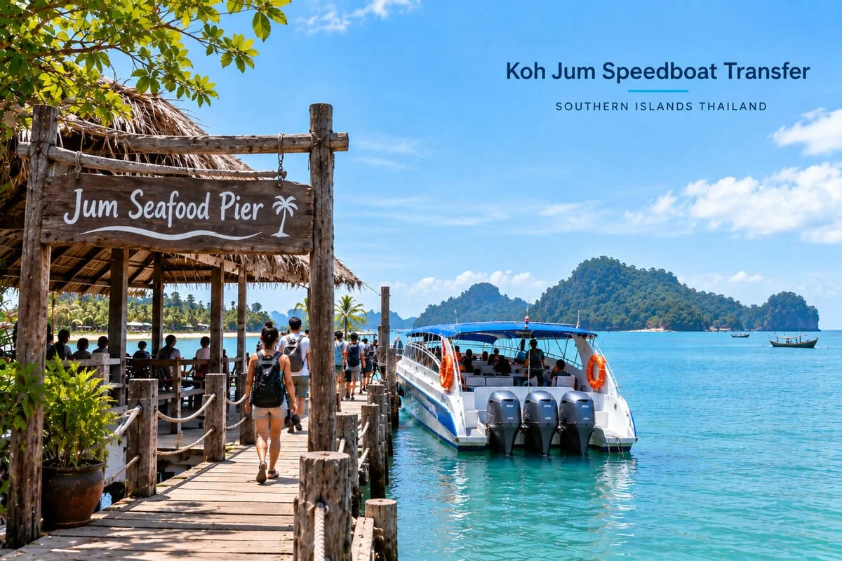 Koh Jum Speedboat Transfer to Krabi, Koh Lanta and Southern Thailand Islands