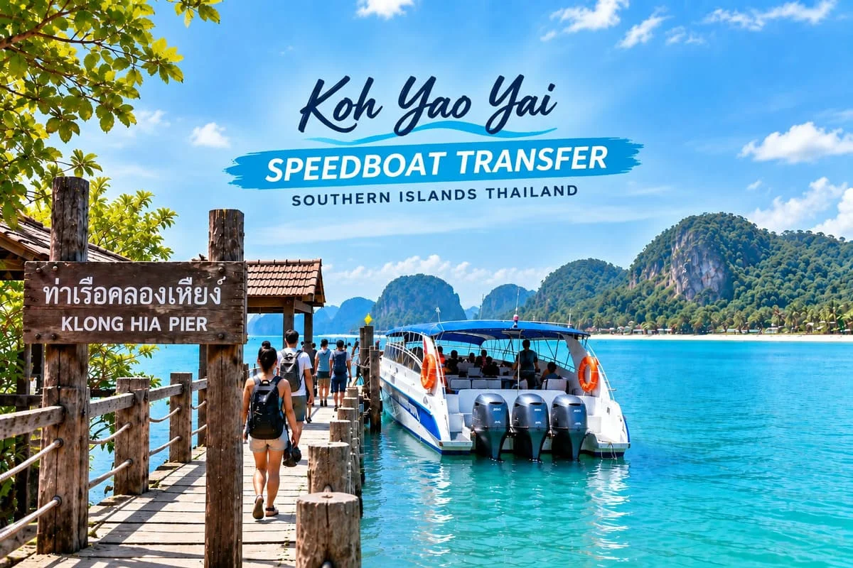 Koh Yao Yai Speedboat Transfer to Phuket, Phi Phi, Krabi and Southern Thailand Islands