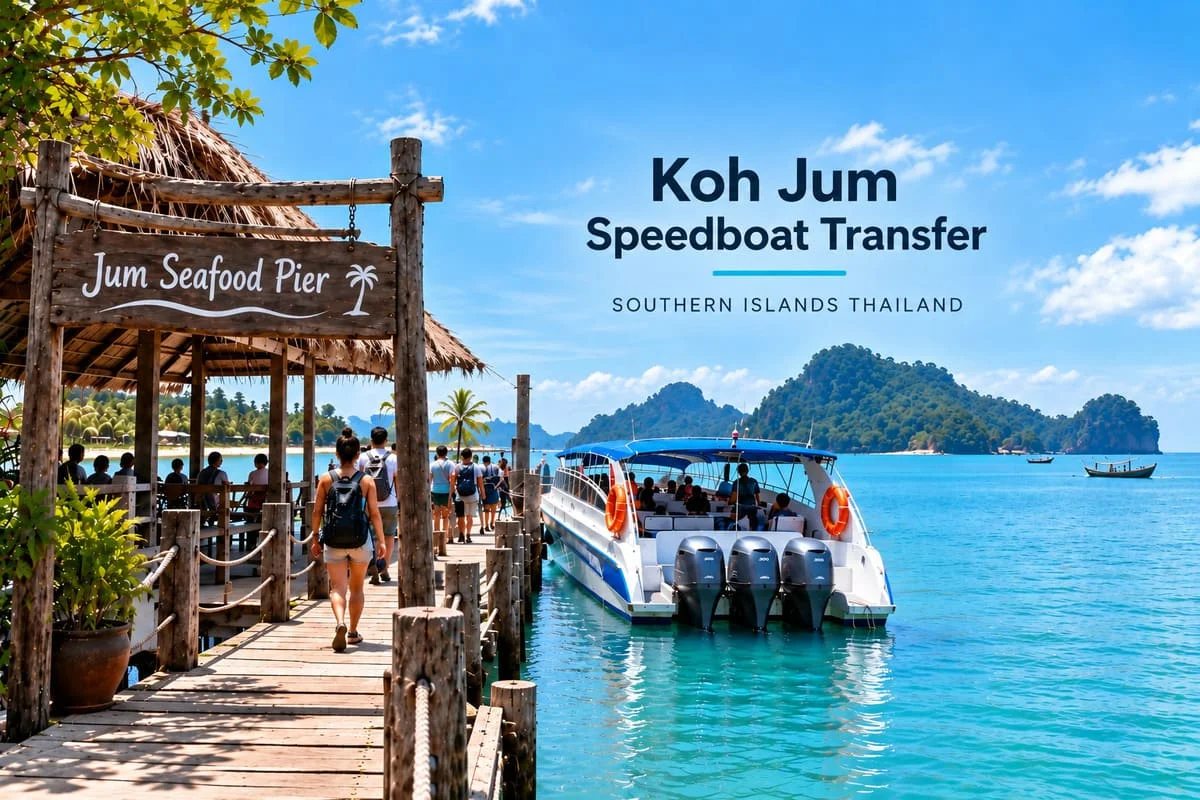 Koh Jum Speedboat Transfer to Krabi, Koh Lanta and Southern Thailand Islands