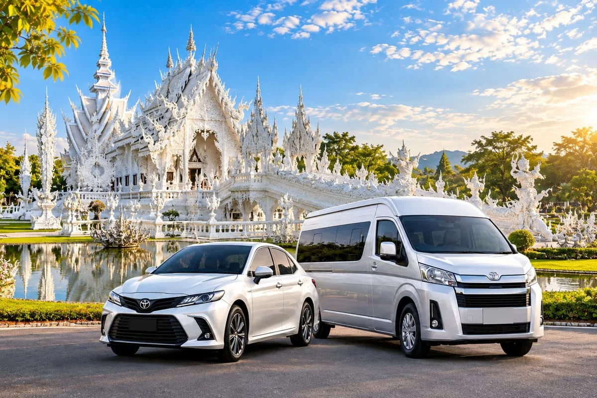 Chiang Rai private car and minivan transfer service across Thailand