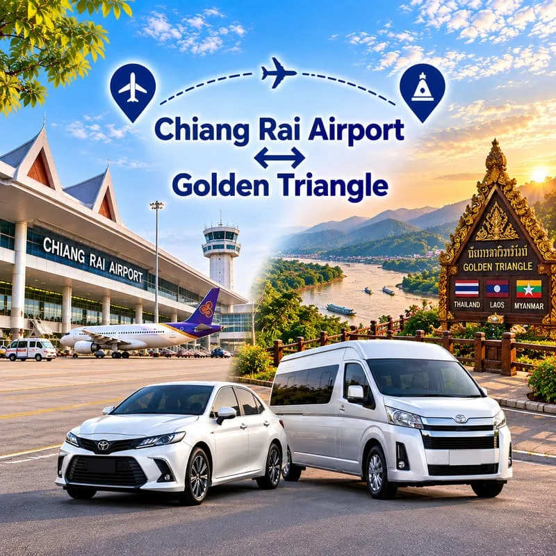 Comfortable private minivan transfer in Thailand