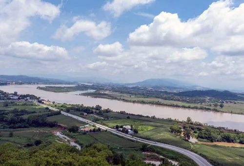 Mekong River Golden Triangle Chiang Rai scenic Northern Thailand
