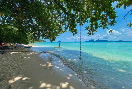 Award-winning view of Koh Kradan’s white sandy beach and crystal-clear turquoise waters, named world’s best beach 2023