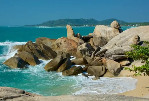 Hin Ta and Hin Yai Samui – Unique rock formations on a scenic seaside spot in Koh Samui.