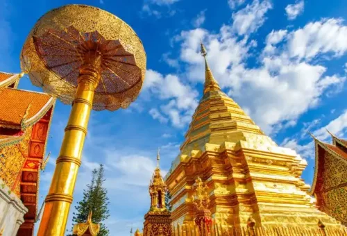 Doi Suthep Chiang Mai – Sacred hilltop temple with golden stupa and mountain views.
