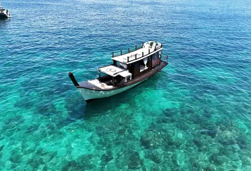 Super-F longtail boat showing luxury features and guest experience with Phuket Travel Store