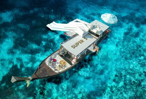 Super-S longtail boat on a premium island tour with Phuket Travel Store