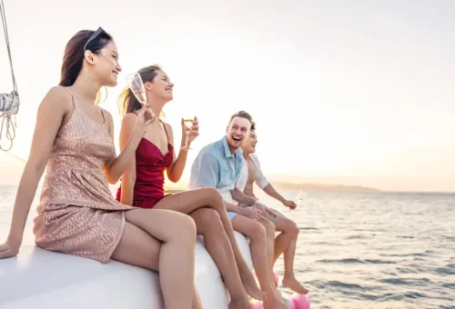 Luxury Super-X sailing catamaran cruising in Phuket with Phuket Travel Store