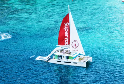 Private charter yacht Super-X designed for luxury adventures in Phuket