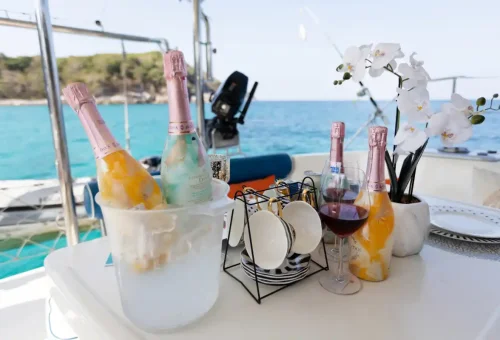 Elegant Super-Y sailing catamaran offering exclusive private yacht experiences