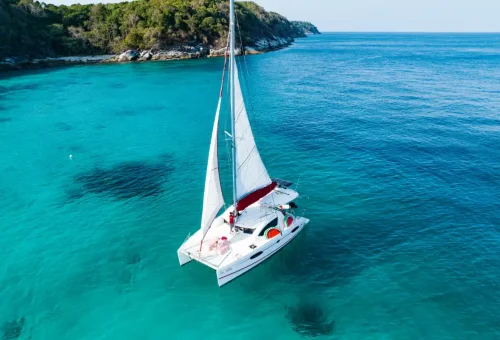 Exclusive Super-Y sailing yacht for private charter with Phuket Travel Store