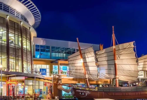 Street performers and music on Bangla Road, Phuket at night