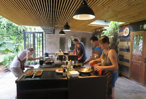 Spicy Thai dishes made in Khao Lak cooking school