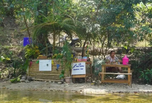 Family exploring jungle trail in Khao Lak