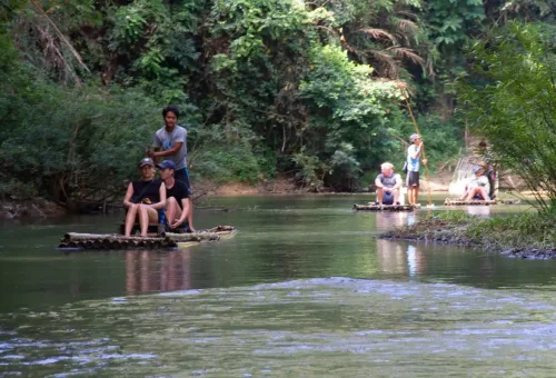 Local guide leading eco-tour in Khao Lak