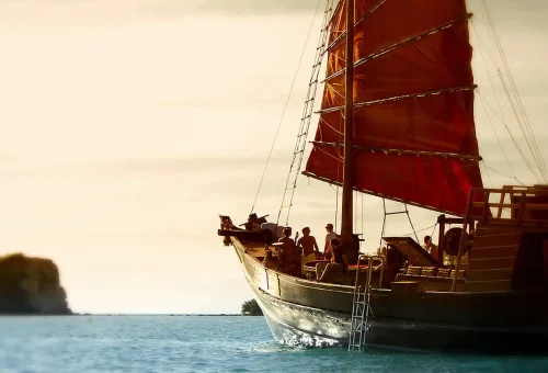 Koh Samui sunset cruise golden hour photography