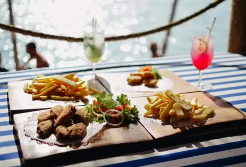 Pig Island Koh Samui visit during party boat tour