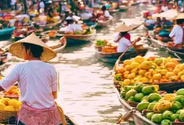 Bangkok floating market