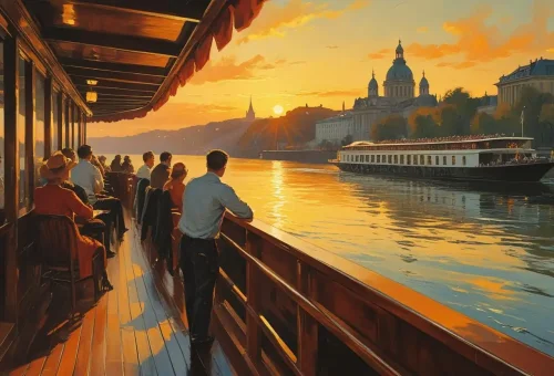 by river boat