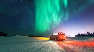 Northern Lights Fairbanks Alaska Usa 1