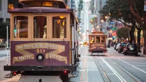 Cable Car San Francisco Usa 1