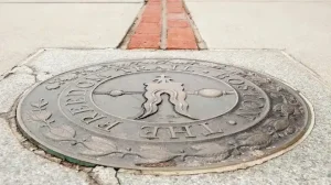 Freedom Trail Marker Boston Usa 1