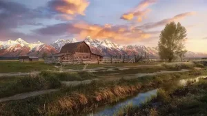 Moulton Barn Grand Teton National Park Usa 1