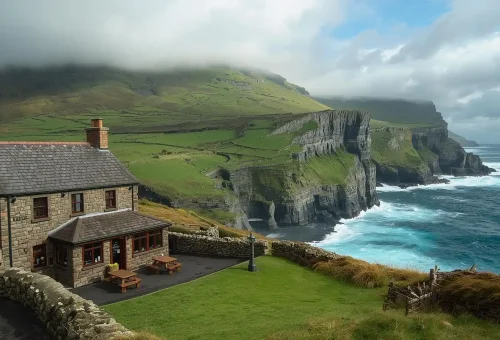 ireland countryside, pub, coast