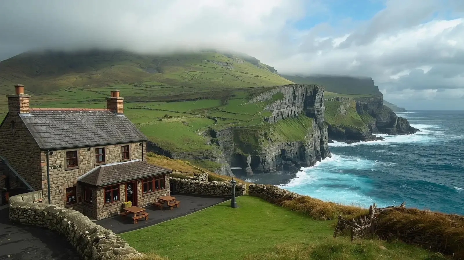 ireland countryside, pub, coast