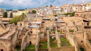 Ancient Roman Ruins Of Herculaneum