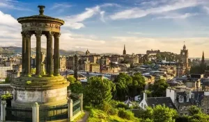 Skyline View Edinburgh Scotland