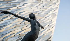 Sculpture Titanic Belfast Northern Ireland