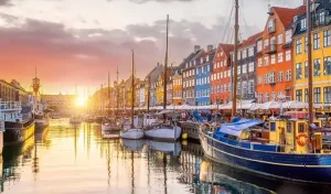 Old Nyhavn Port Denmark Copenhagen