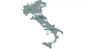 Map Italy Bellissimo Guided Tour 2