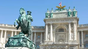 Statue Prince Eugen Savoy Hofburg Palace Vienna Austria 1