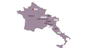 Map European Wonderland Guided Tour 1