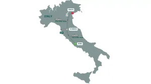 Map Contrasts Italy Guided Tour 1
