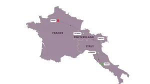 Map European Dream Guided Tour 2024 1